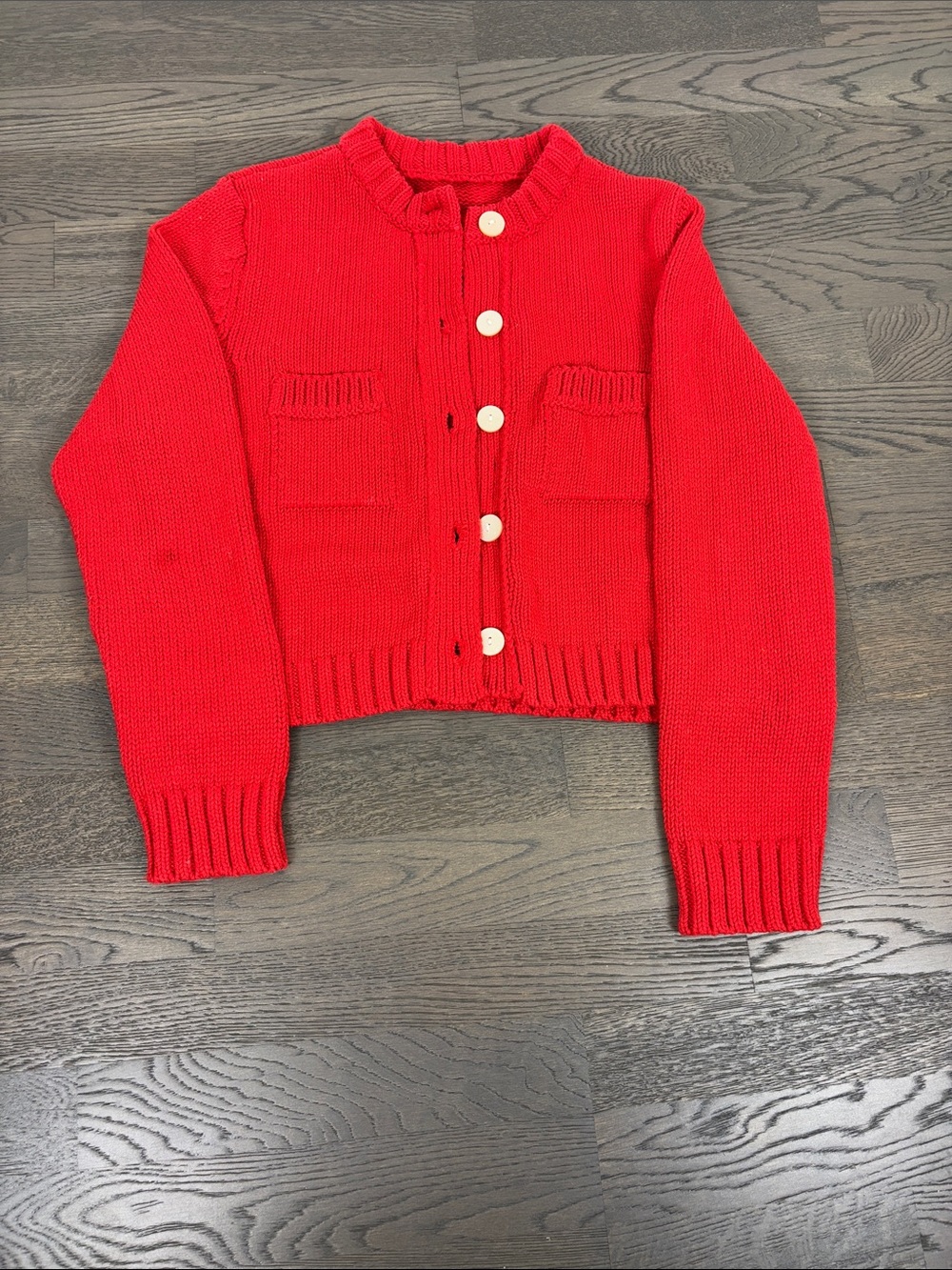Zara Red Cardigan